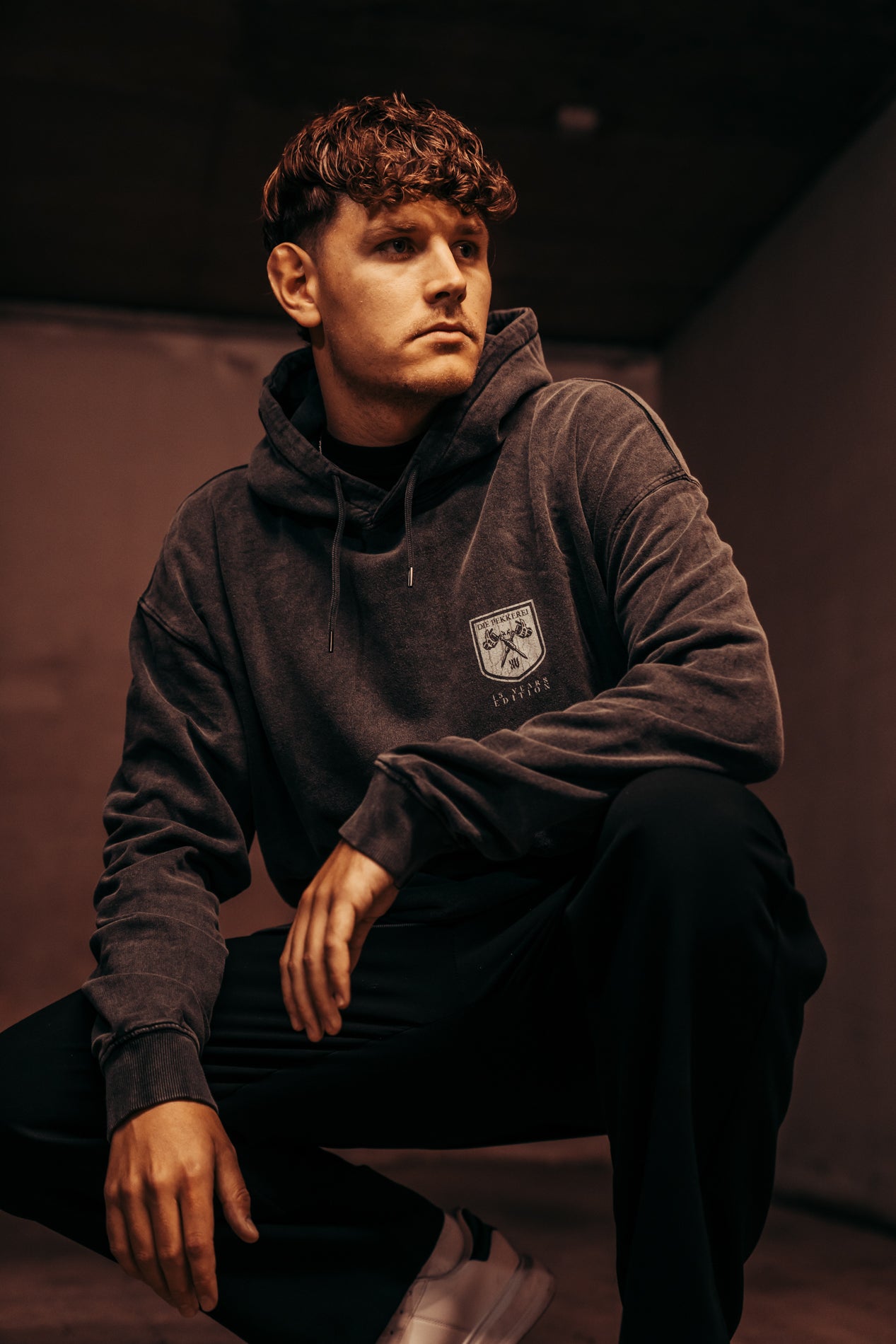 15 YEARS Edition- Oversized Hoodie stone washed