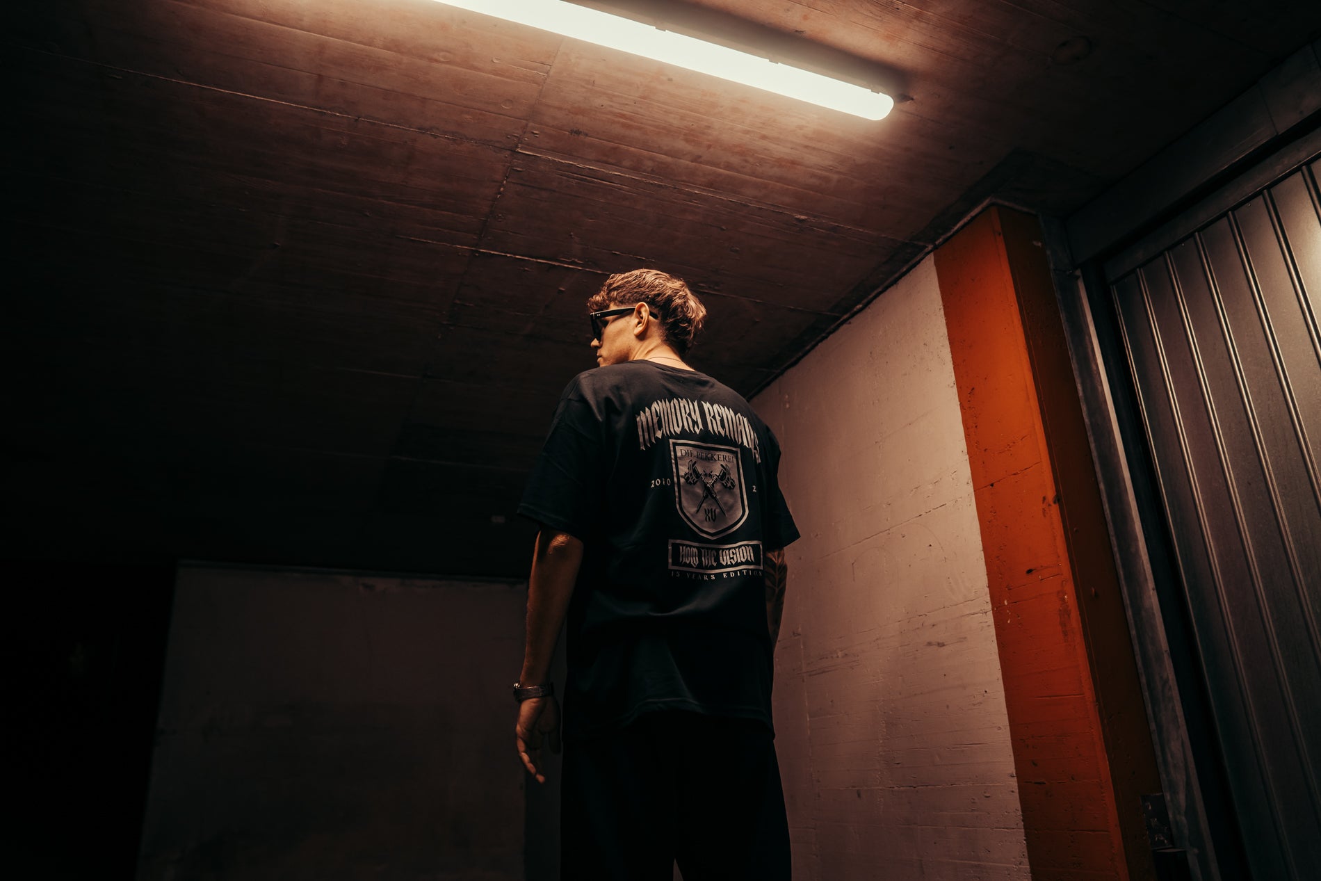 15 YEARS Edition-Oversized Shirt black