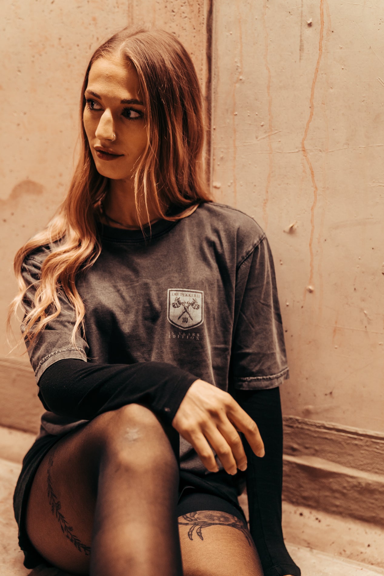 15 YEARS Edition-Oversized Shirt stone washed