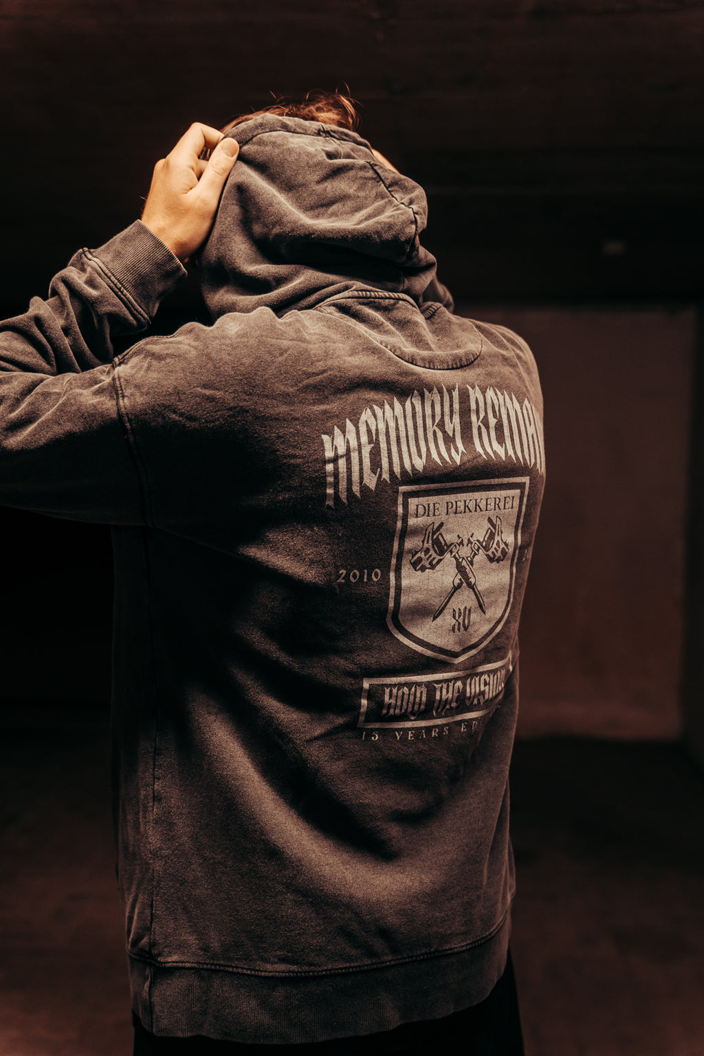 15 YEARS Edition- Oversized Hoodie stone washed