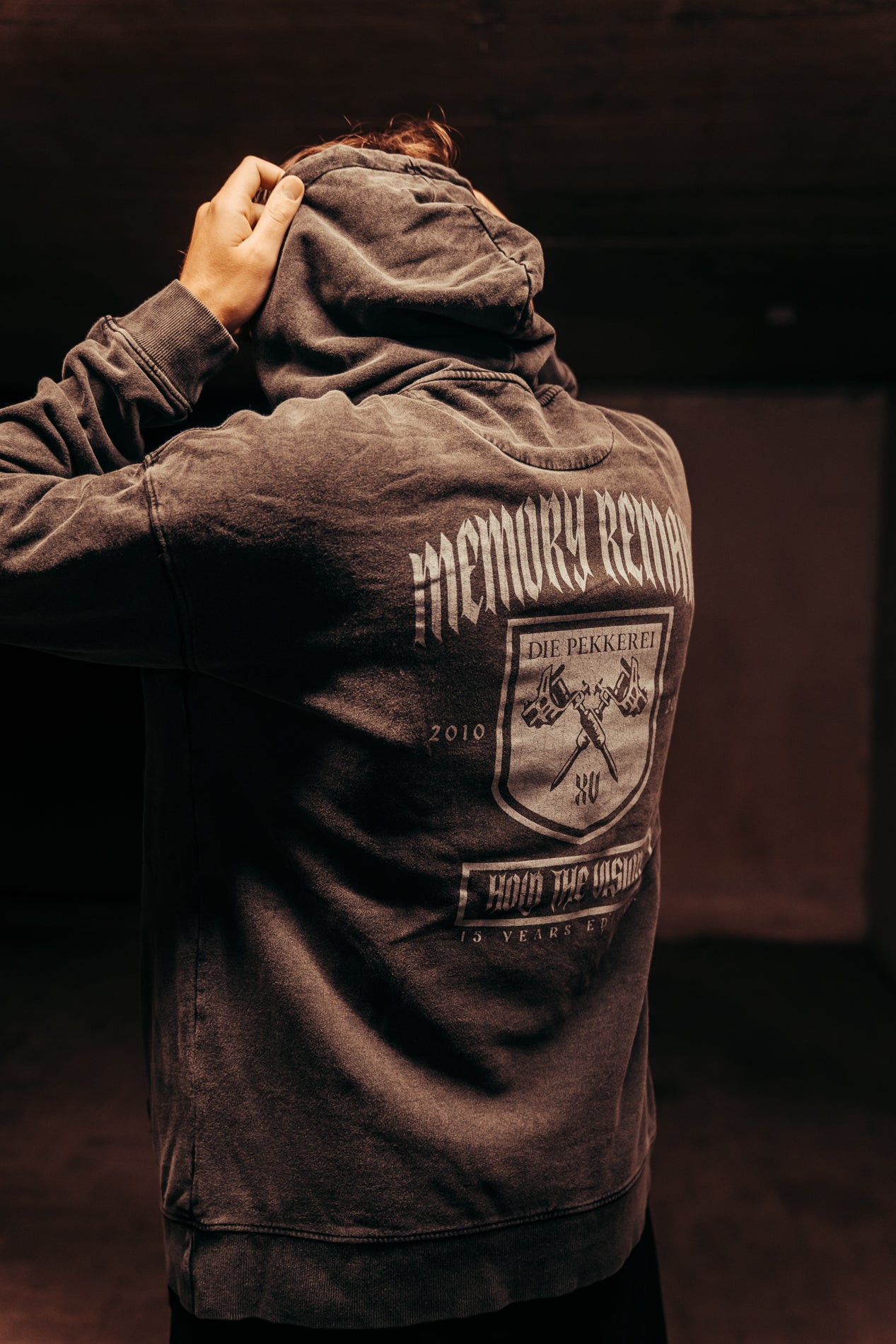 15 YEARS Edition- Oversized Hoodie stone washed